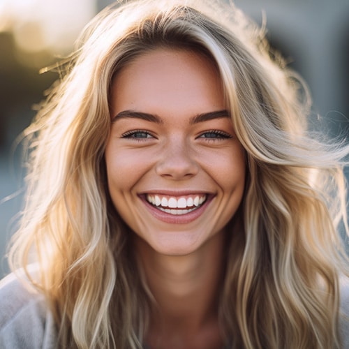 Beautiful smile at Ossa Orthodontics in Caldwell, OH